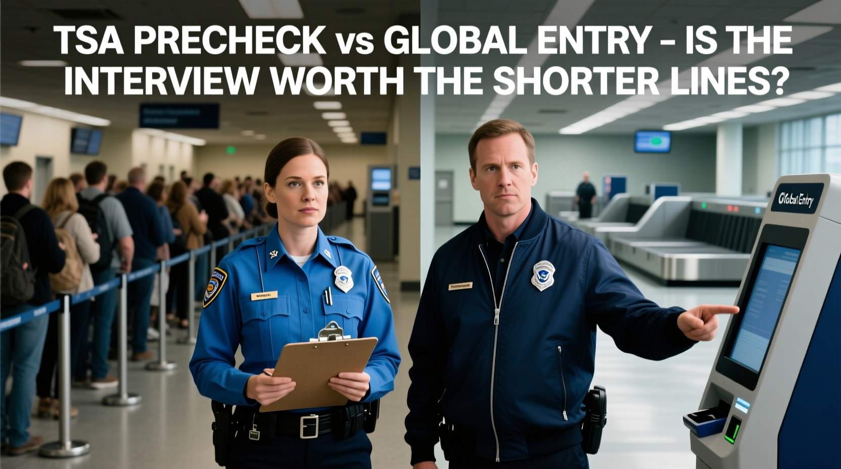 tsa precheck vs global entry is the interview worth the shorter lines