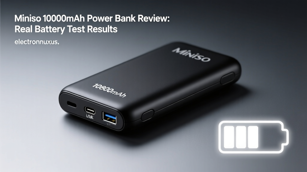 Miniso 10000mAh Power Bank Review: Real Battery Test Results