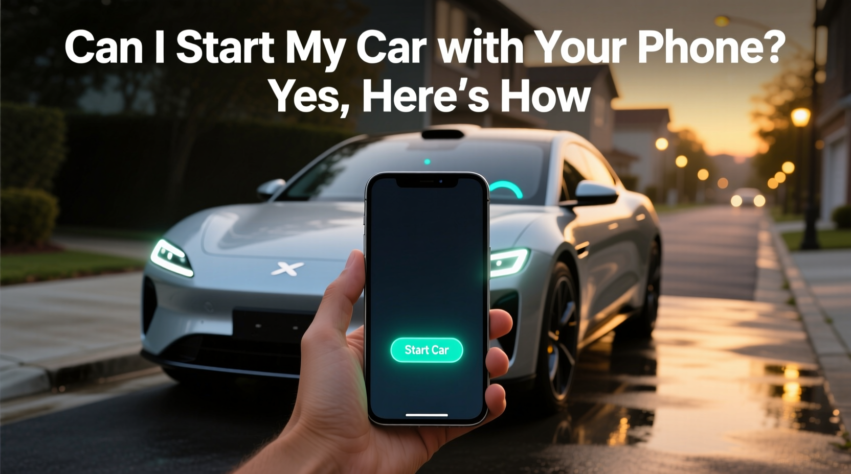 can i start my car with my phone