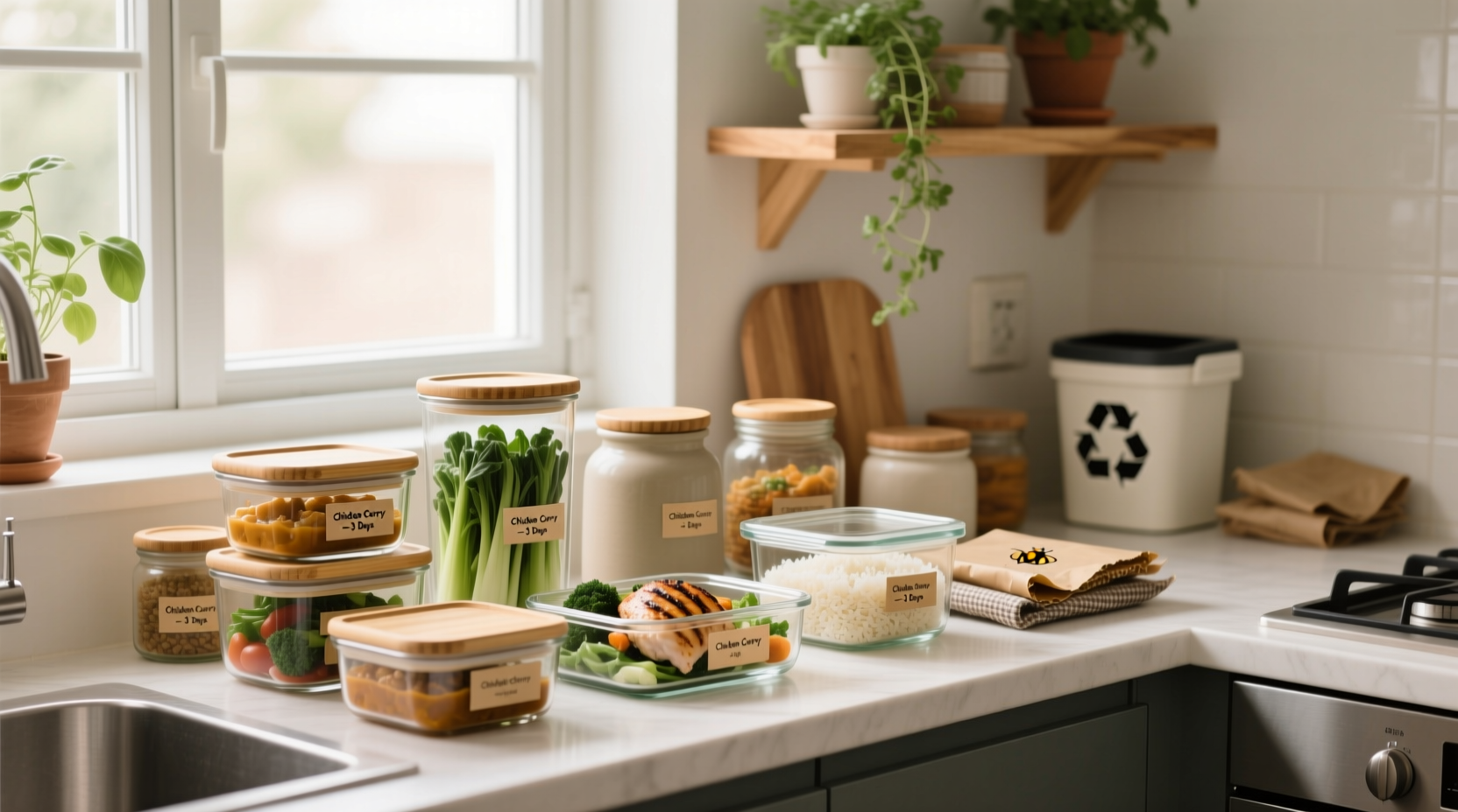 how store leftovers without plastic