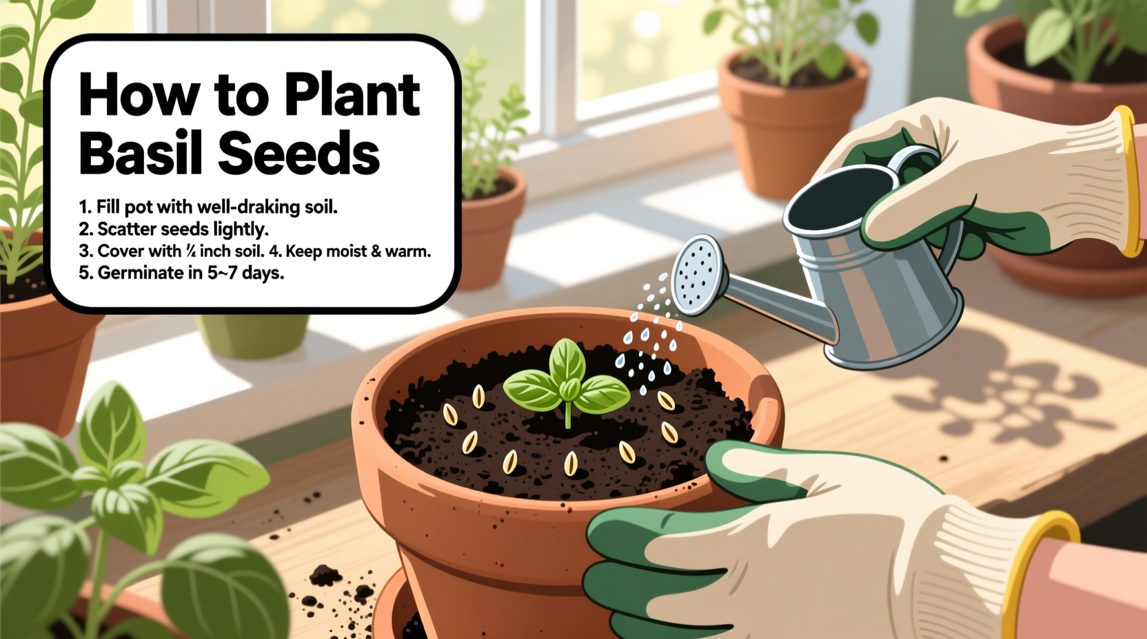 How to Plant Basil Seeds: Step-by-Step Guide for Beginners