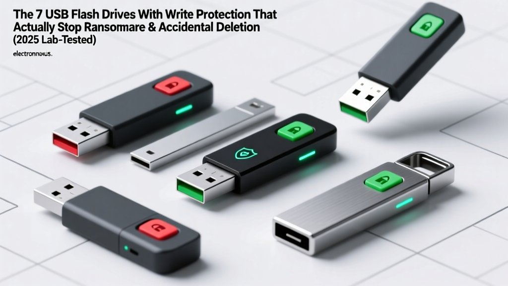 The 7 USB Flash Drives With Write Protection That Actually Stop Ransomware & Accidental Deletion (2025 Lab-Tested)