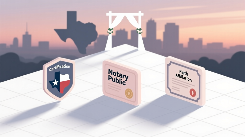 Texas Wedding Officiant: 3 Verified Paths (2026)