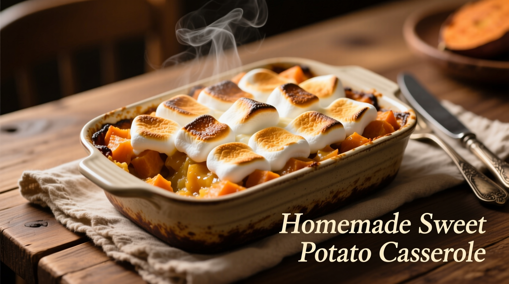 Perfect Sweet Potato Casserole with Marshmallows Recipe