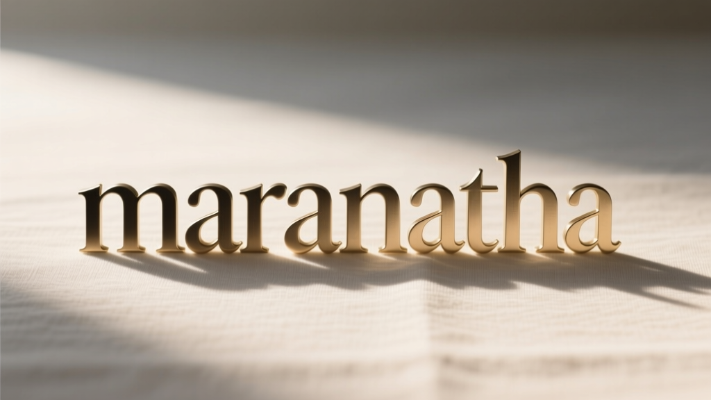 Maranatha: Understanding Its Linguistic Roots, Liturgical Function, and Developmental Impact in Early Childhood Faith Formation