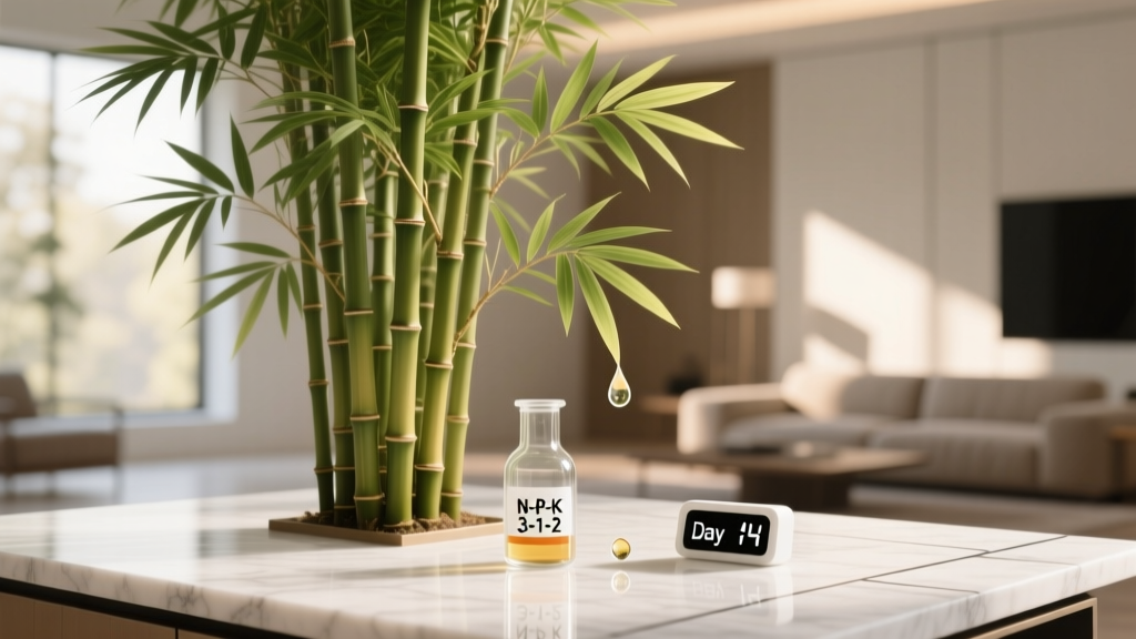 Indoor Bamboo Fertilizer Guide for Bright Light