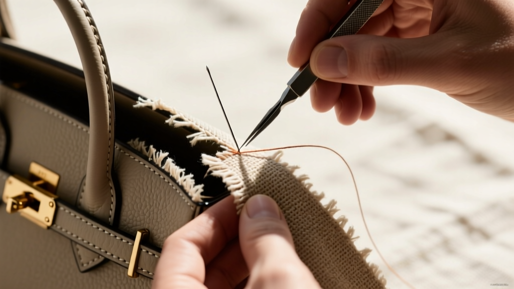 How to Fix Loose Threads & Fraying on a Handbag