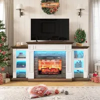 Charlton Home 72' Electric Fireplace