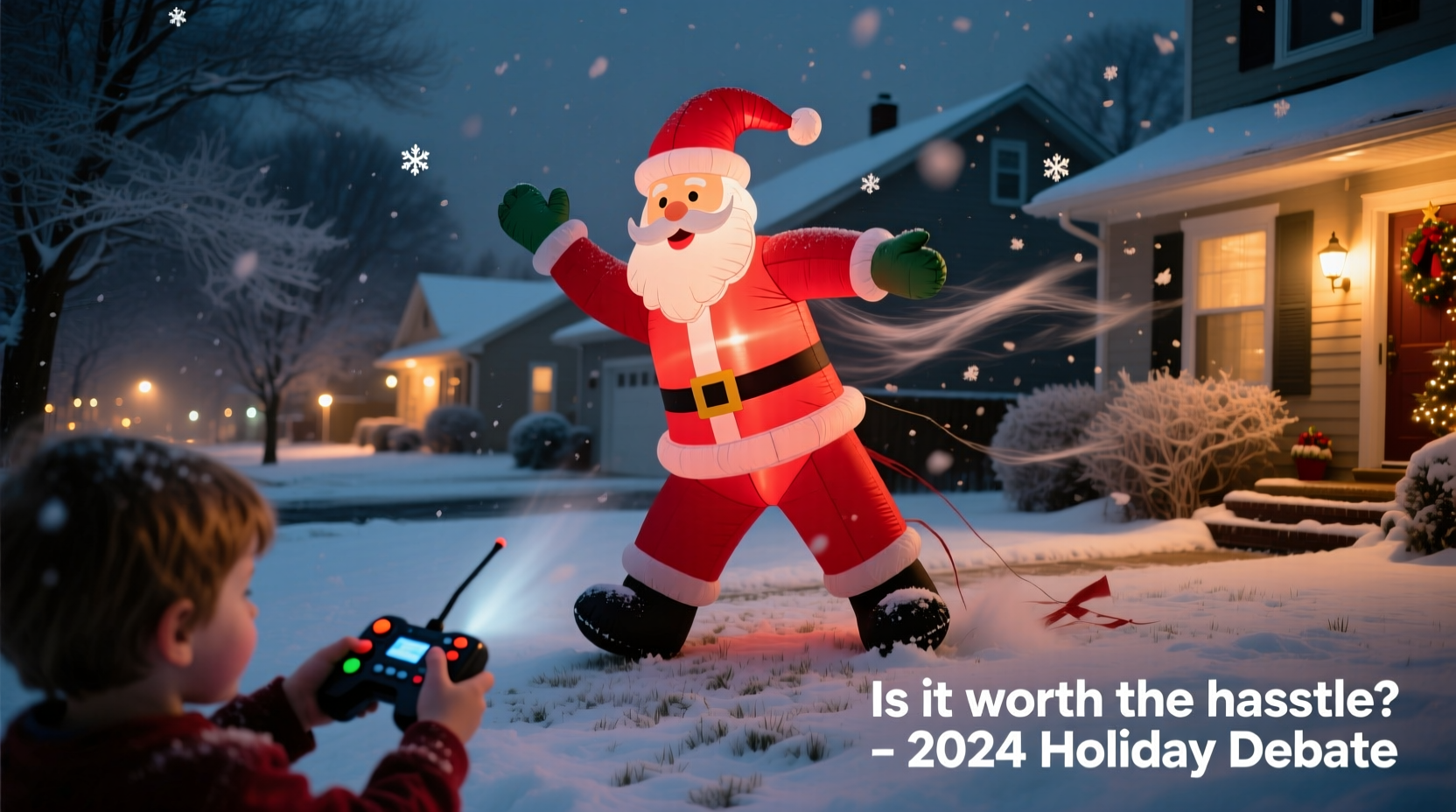 remote controlled christmas inflatables are they worth the hassle and noise