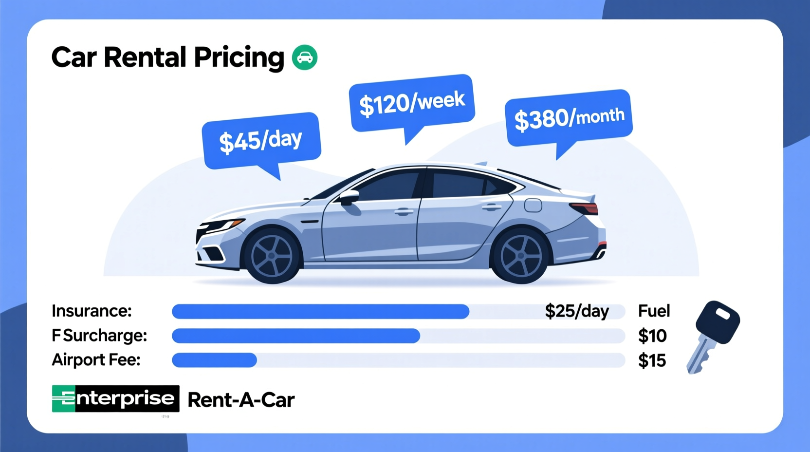 how much is it to rent a car from enterprise