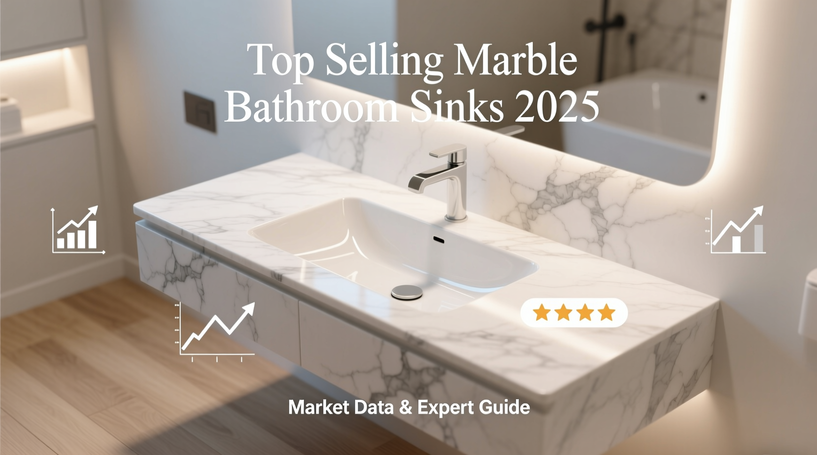 best selling marble bathroom sink