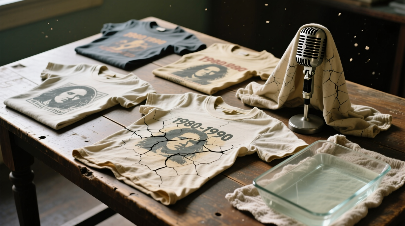 how to clean vintage band tees safely