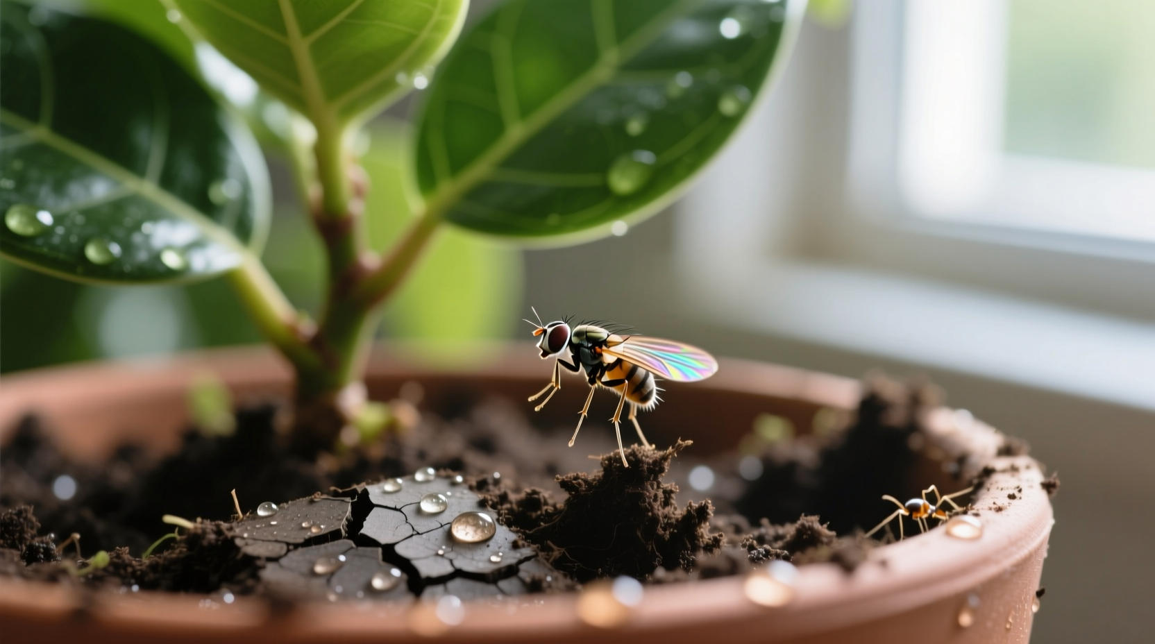 gnats in houseplants