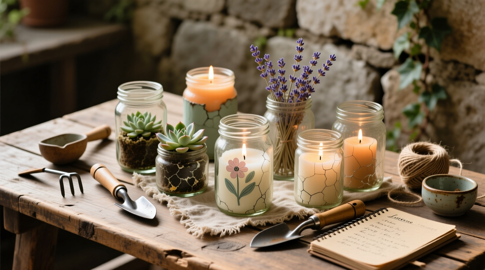 what to do with old candle jars