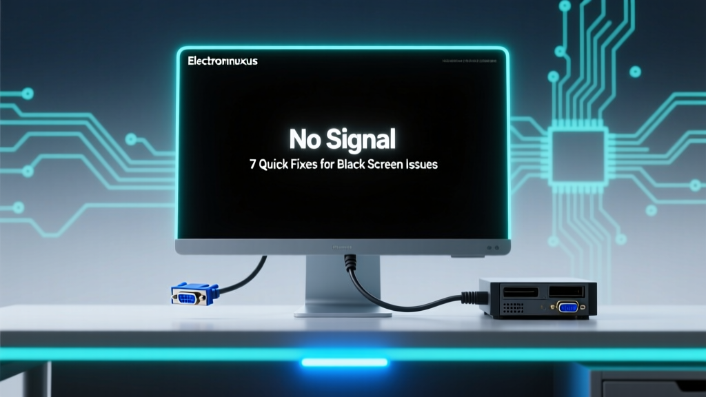 VGA No Signal: 7 Quick Fixes for Black Screen Issues