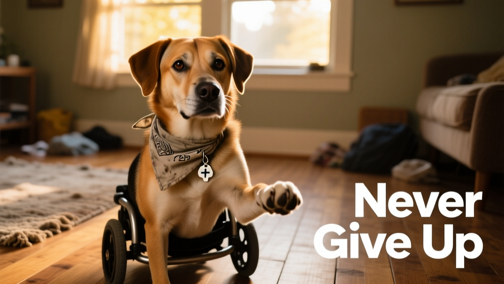 Zeeky the Disabled Rescue Dog Is Inspiring Others to Never Give Up