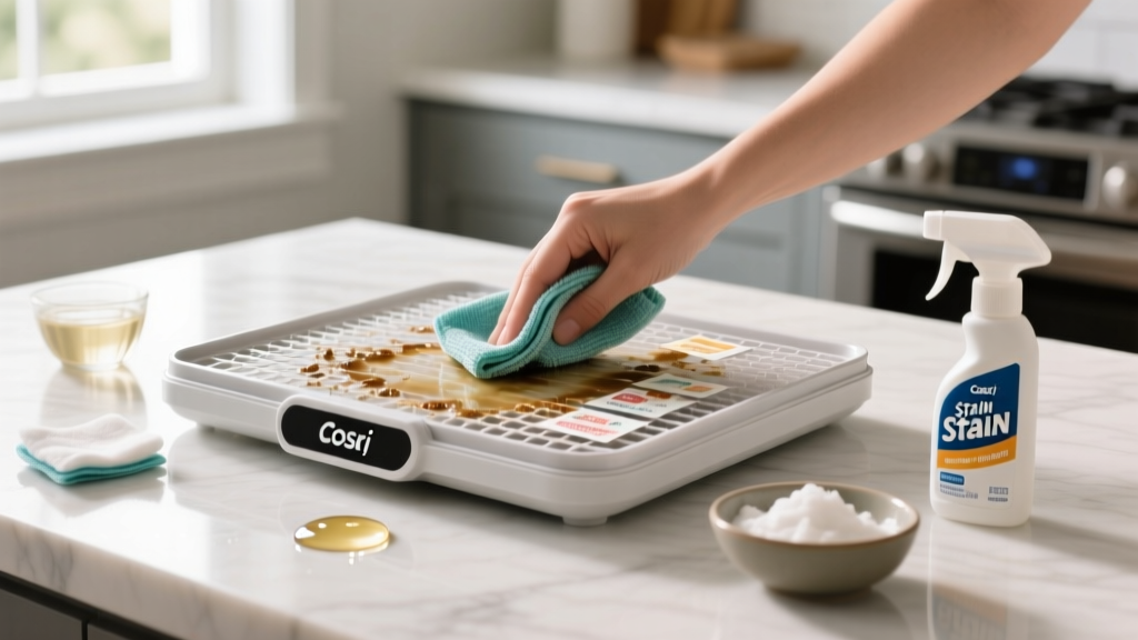 Tested: How to Get Sticker Residue Out of Dehydrator Fast