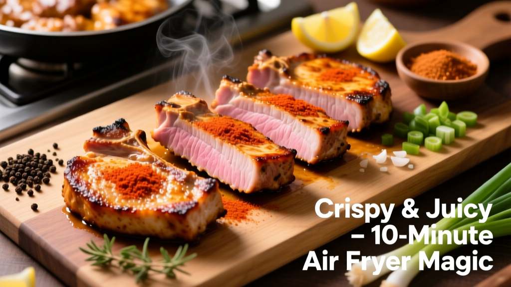Cajun Pork Chops in Air Fryer: Crispy, Juicy & Foolproof