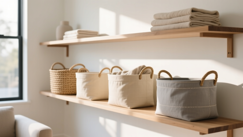 Best Fabric Storage Baskets for Open Shelves