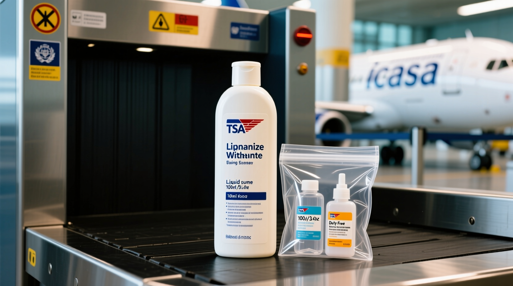 can you bring full size shampoo on a plane without getting stopped at security