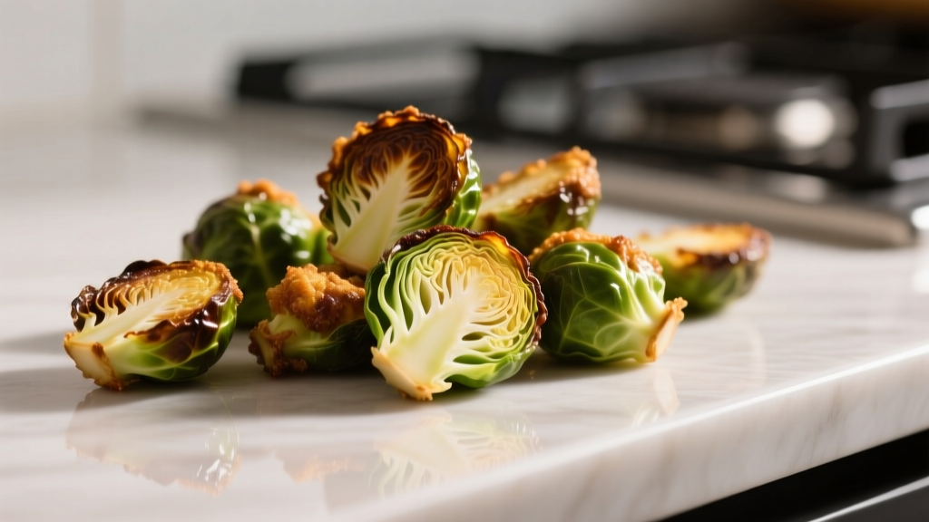 Air Fryer ‘Roasted’ Brussels Sprouts With Charred Edges A...