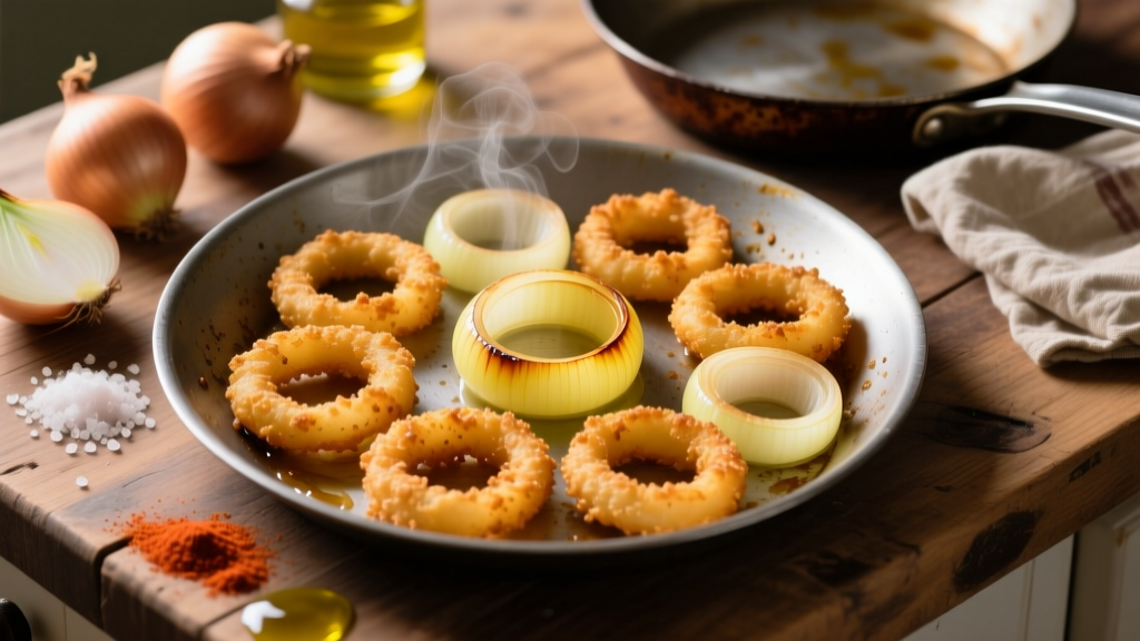 Crispy Air Fryer Onion Rings Without Breadcrumbs