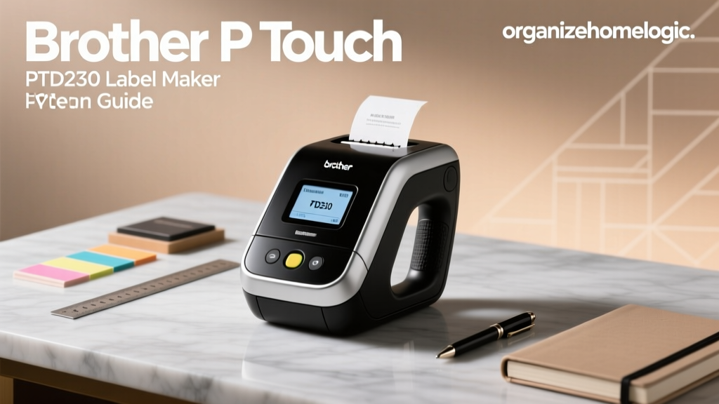 Brother P Touch PTD220 Label Maker Guide