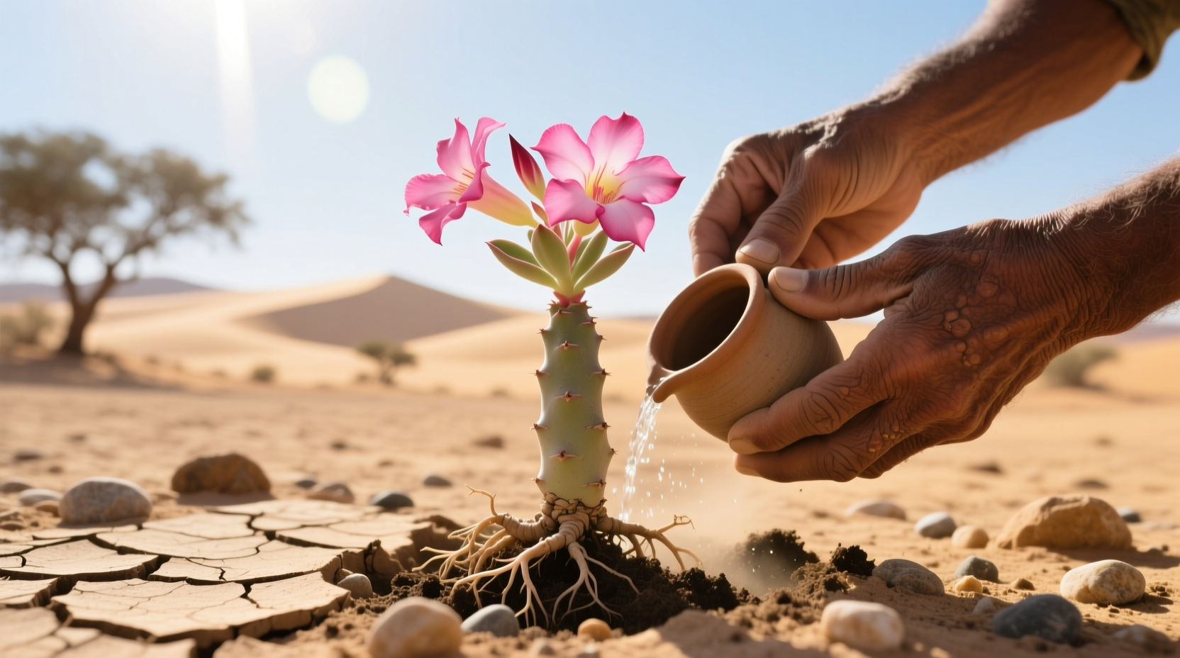 caring for a desert rose