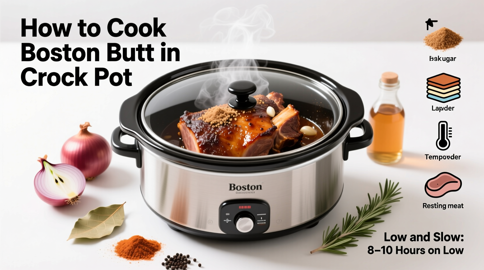 how to cook boston butt crock pot