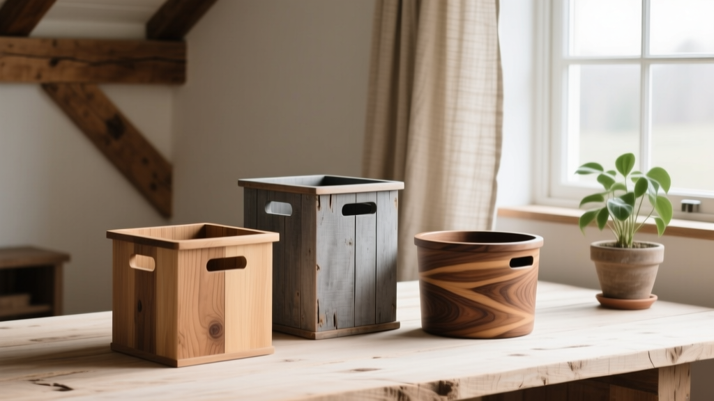 Best Wooden Bins for Rustic Home Decor