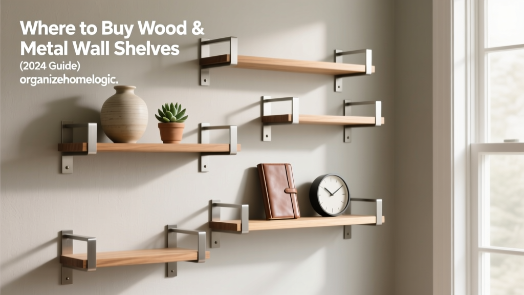 Where to Buy Wood & Metal Wall Shelves (2024 Guide)