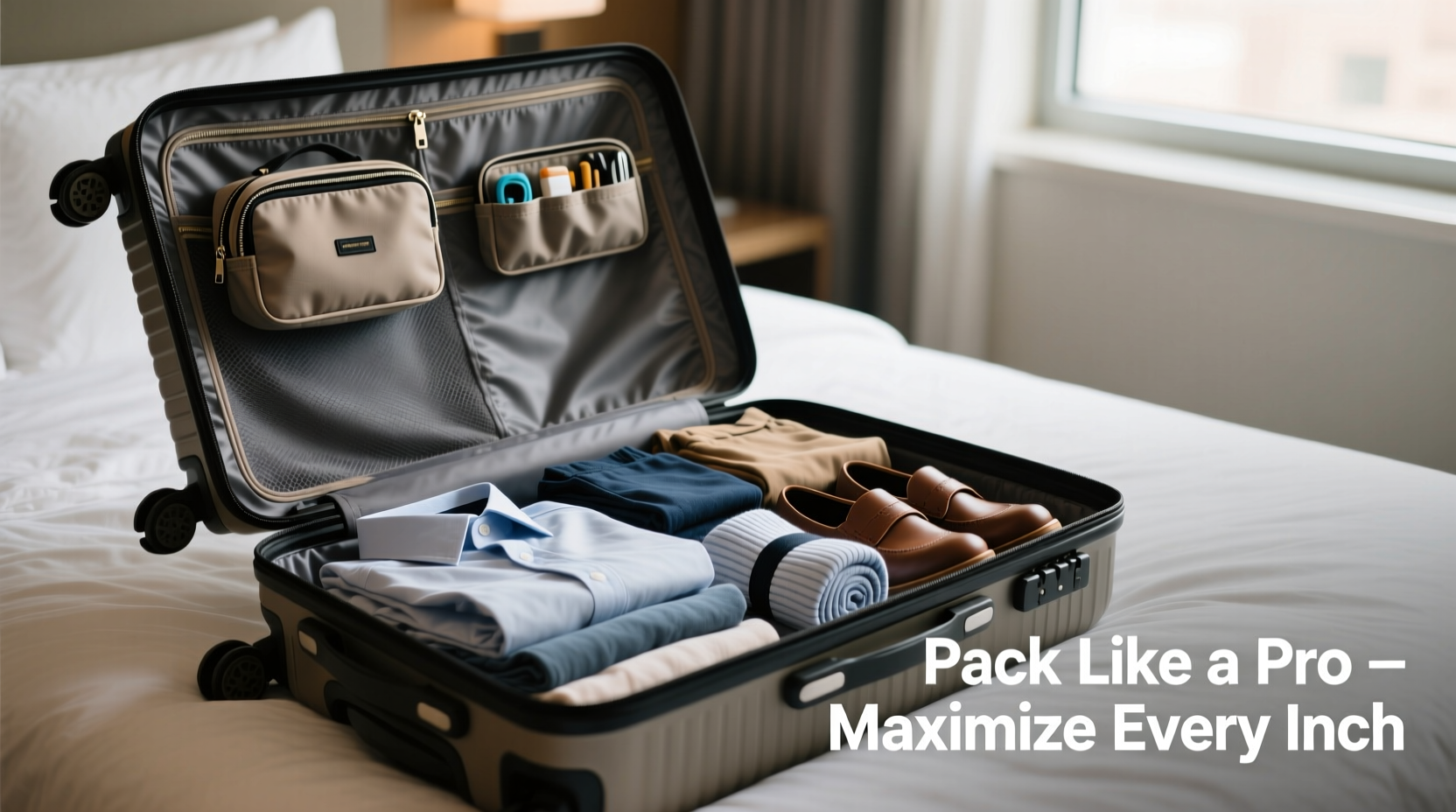 how to pack a suitcase like a travel pro with maximum space saving