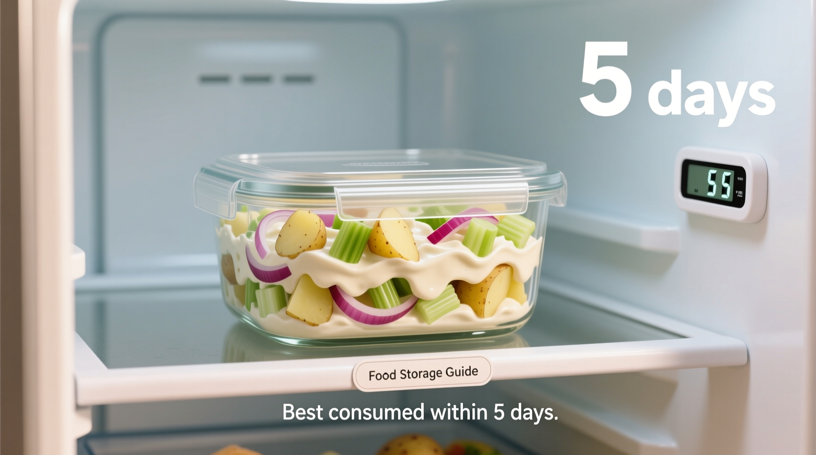 Potato Salad Refrigerator Shelf Life: 3-5 Days Explained