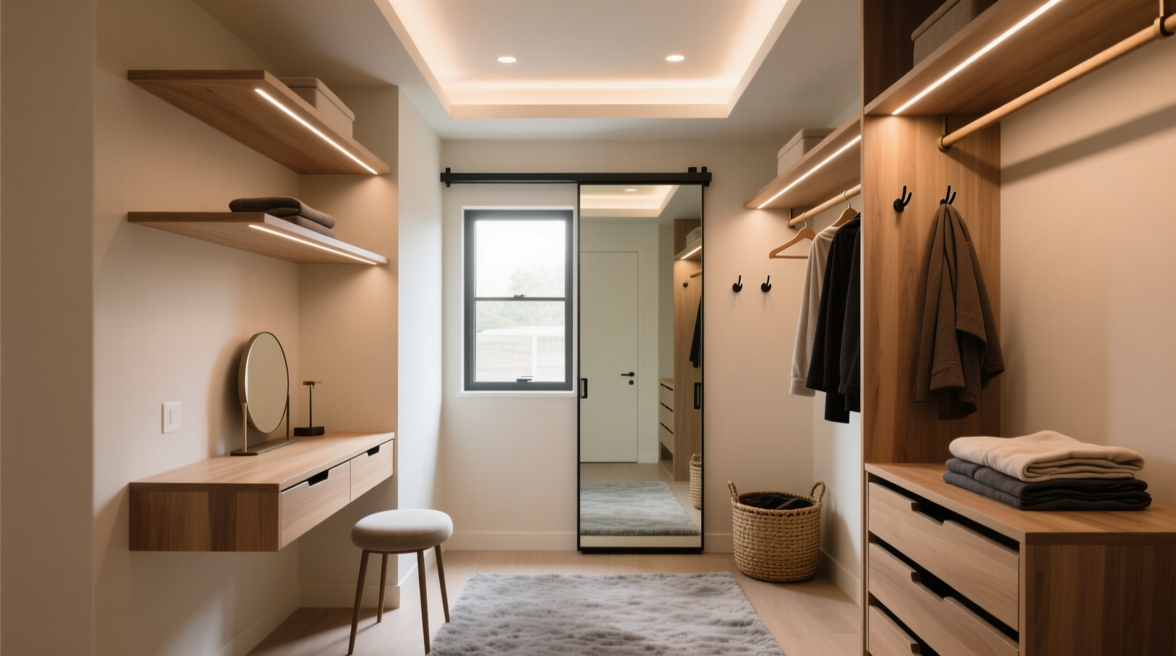 small walk in closet design ideas