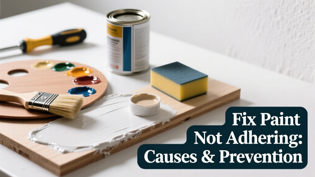 Fix Paint Not Adhering: Causes, Fixes & Prevention