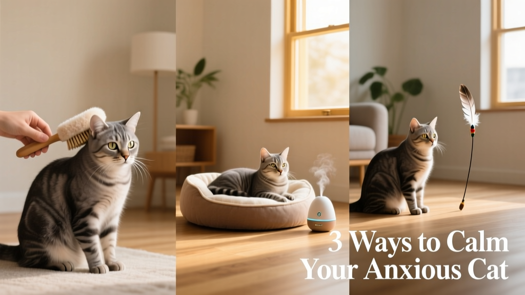 3 Ways to Calm Your Anxious Cat