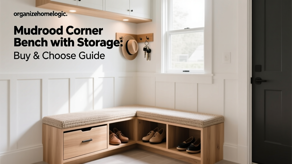 Mudroom Corner Bench with Storage: Buy & Choose Guide