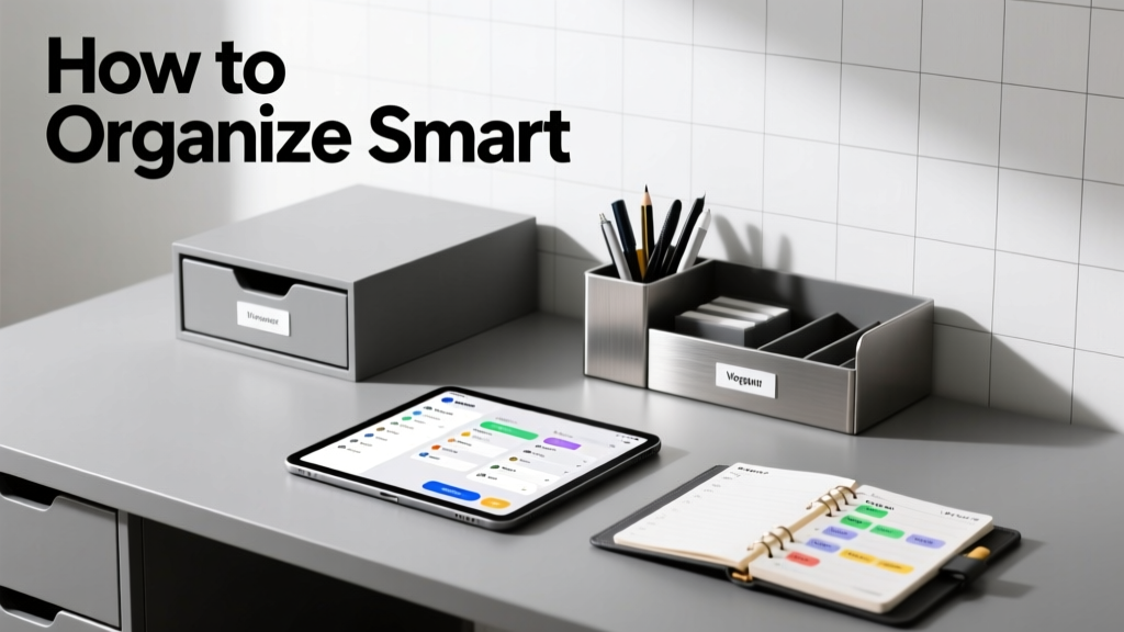 How To Organize Smart: Evidence-Based Strategies That Save Time, Reduce Stress, and Scale With Your Life