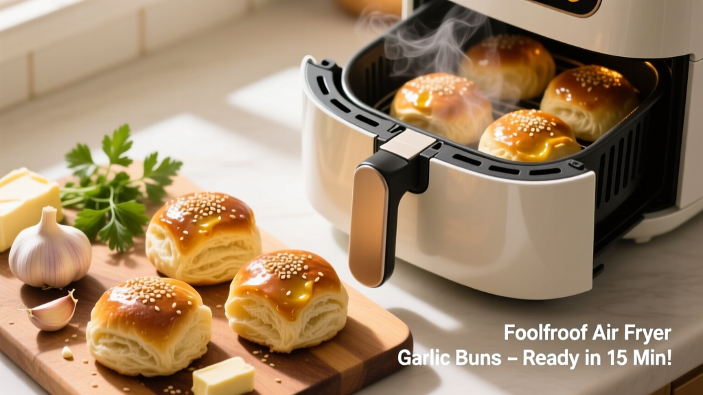 Air Fryer Garlic Buns: Crispy, Golden & Easy