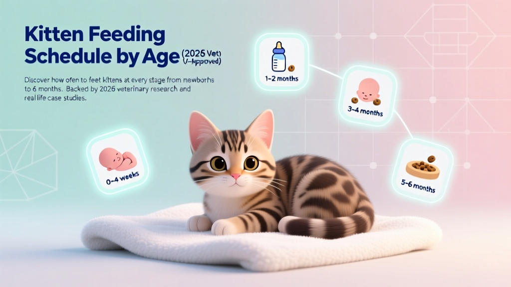 Kitten Feeding Schedule by Age (2026 Vet-Approved)