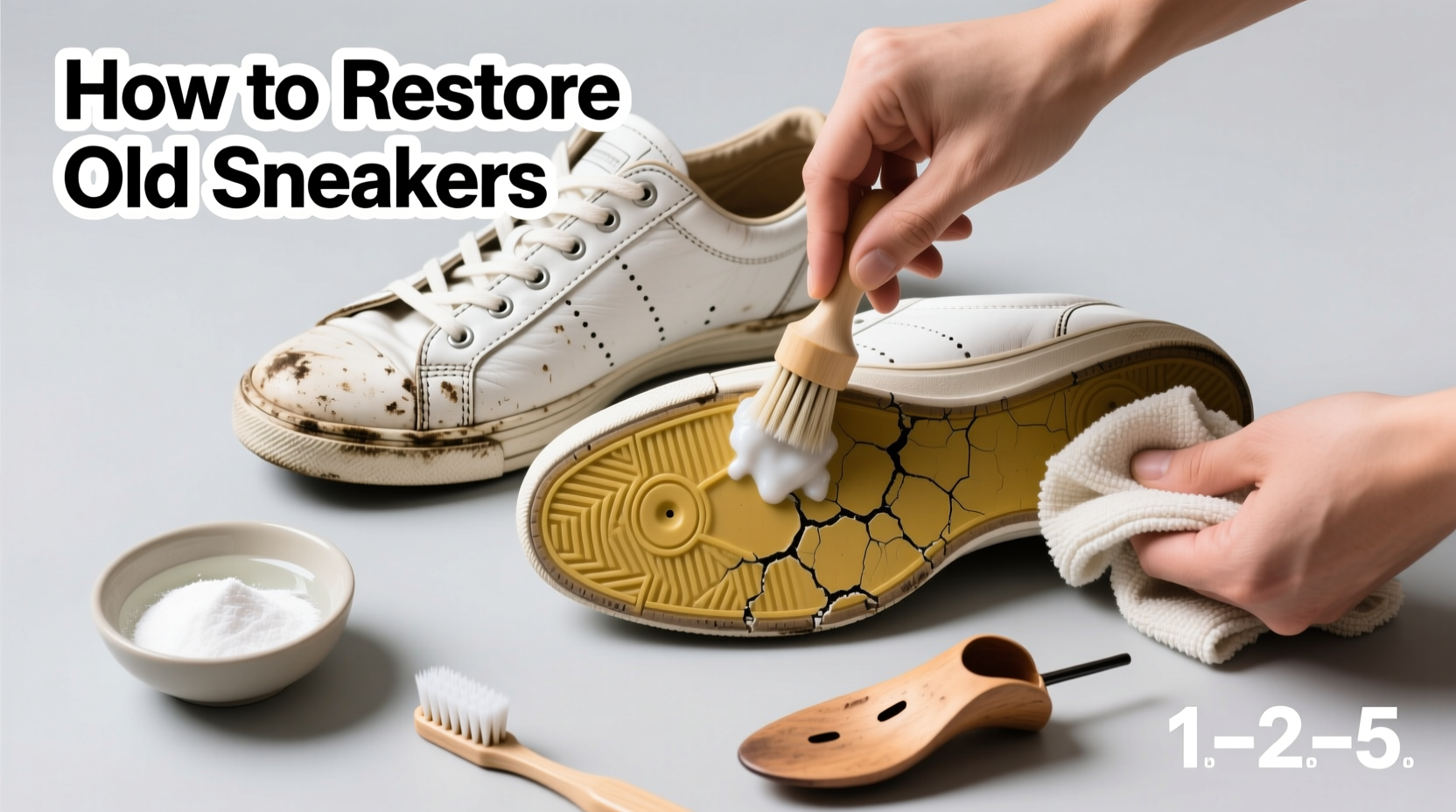 how to refresh old sneakers and restore their original bounce
