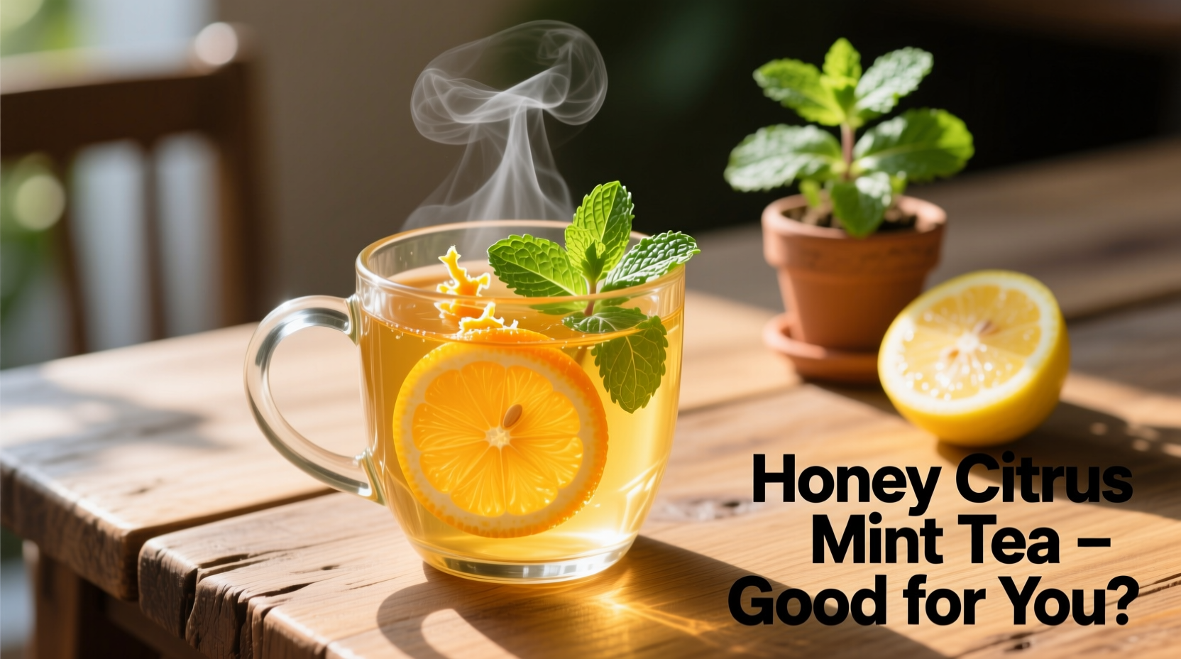 5 Benefits of Honey Citrus Mint Tea | TheHomeSprouts