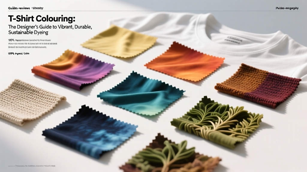 T-Shirt Colouring: The Designer’s Guide to Vibrant, Durable, Sustainable Dyeing