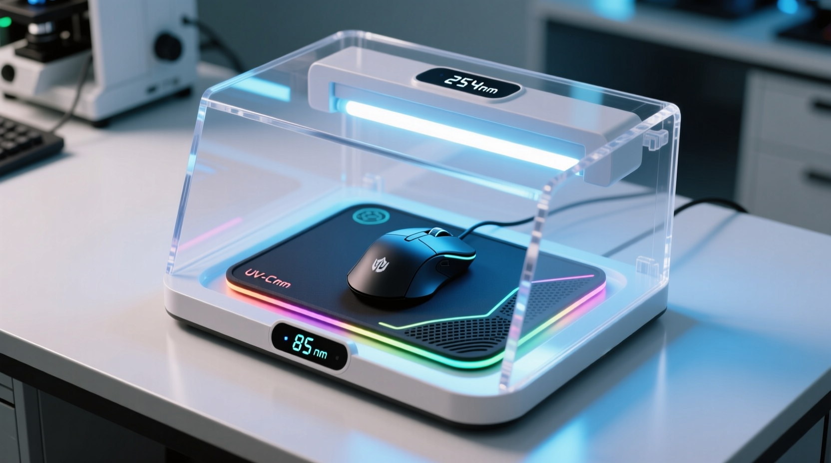 uv sanitizing for gaming mouse pads