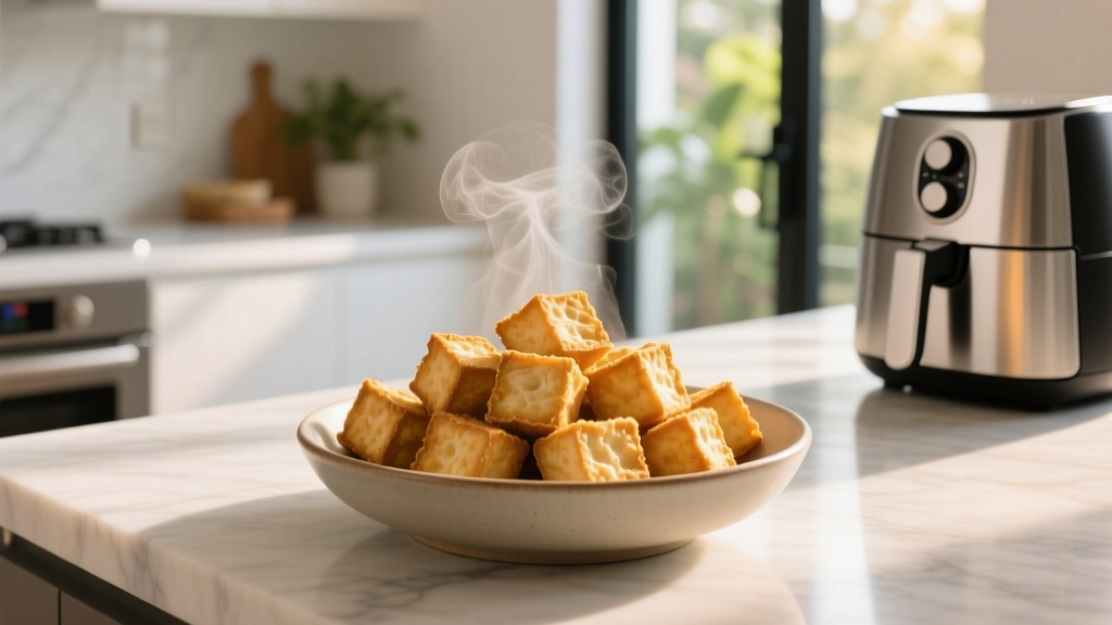 Crispy Air Fryer Fried Tofu (No Oil, No Mess!)