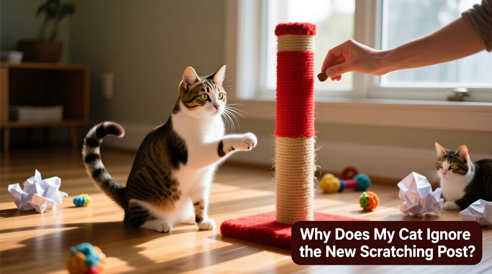 why does my cat ignore the new scratching post behavior tips