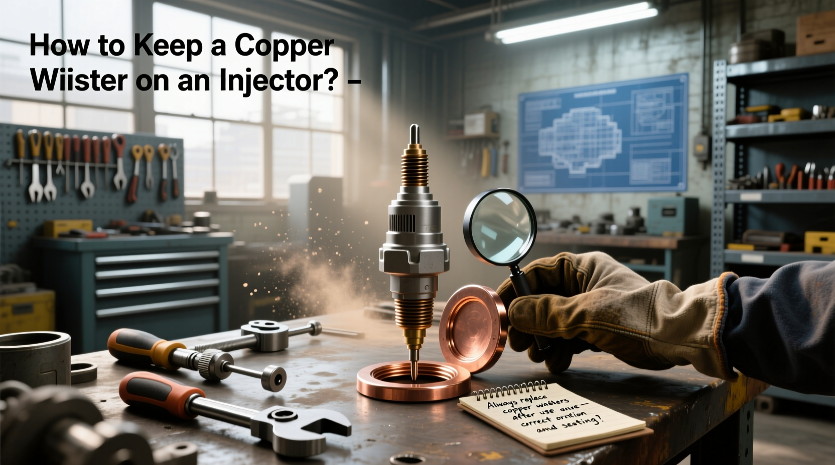 how to choose diesel injector copper washers,How to keep a copper washer on an injector?