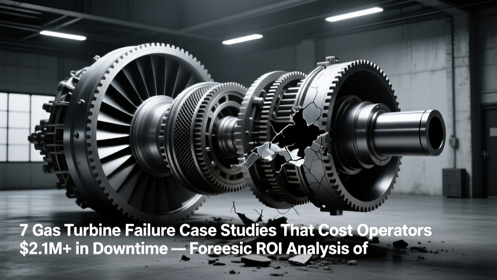 7 Gas Turbine Failures: $2.1M+ Downtime Forensic Analysis