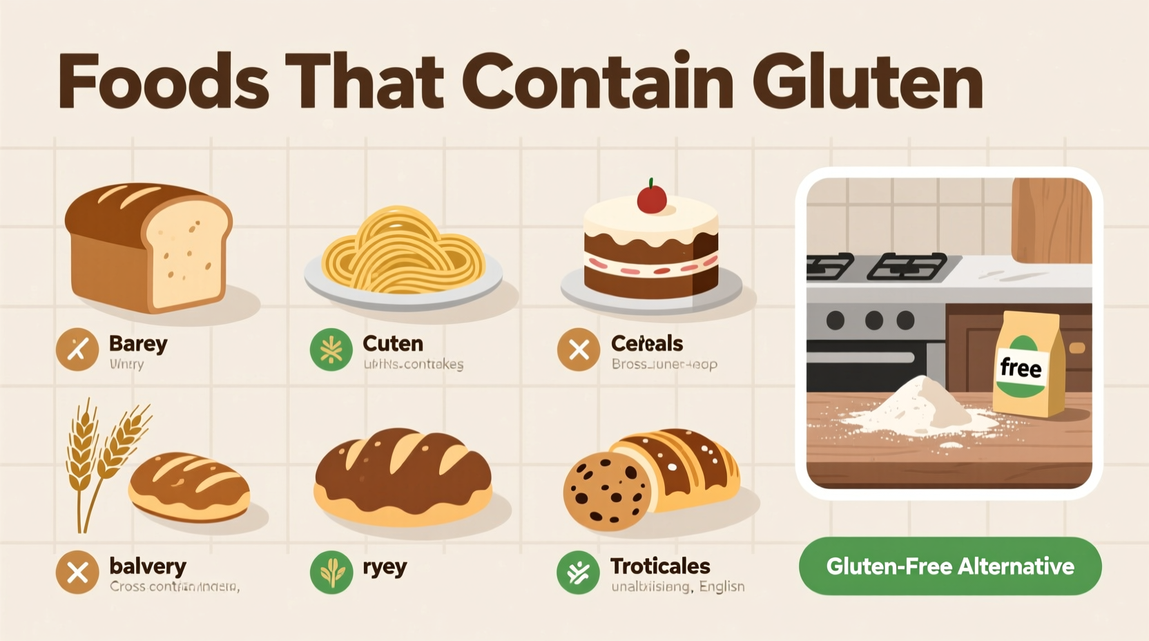 what food has gluten