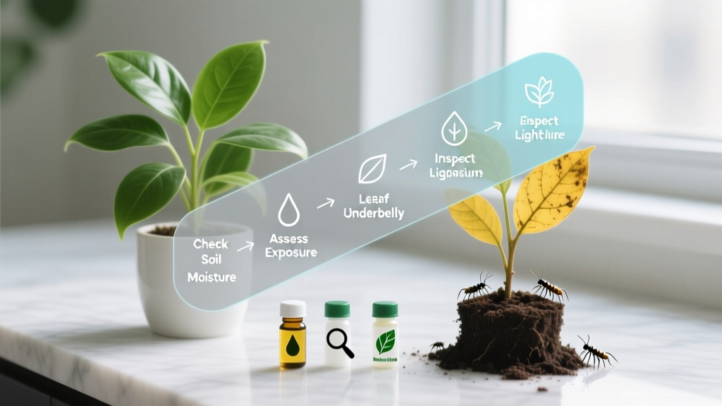 Small Bugs on Indoor Plants with Yellow Leaves (2026)